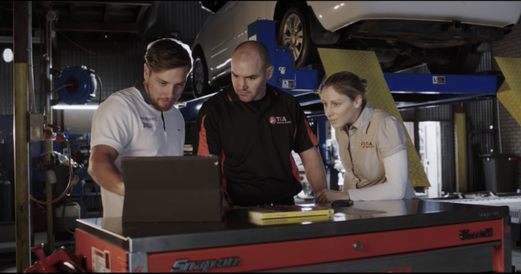 Troy with Trent and Alicia of T&A Mechanical Localsearch