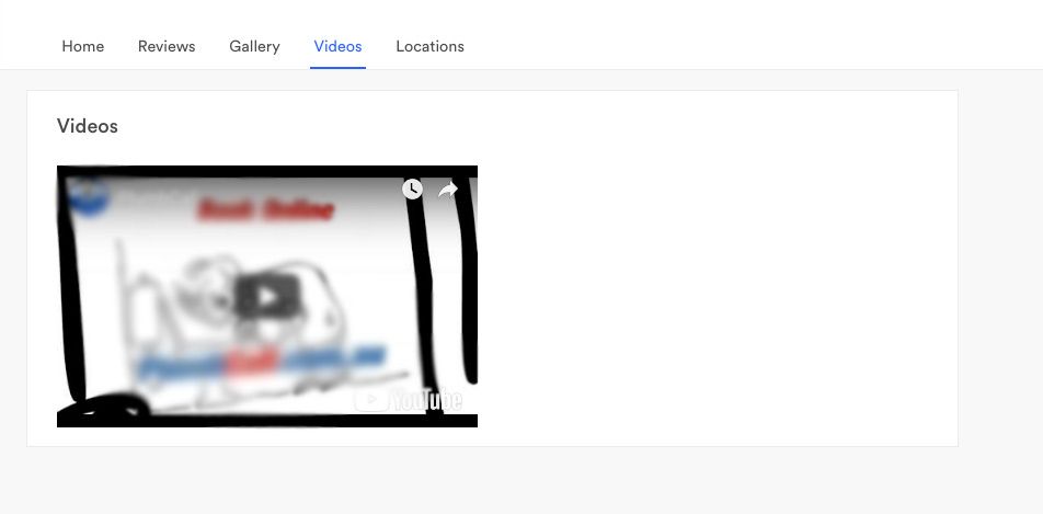videos on Localsearch profile page