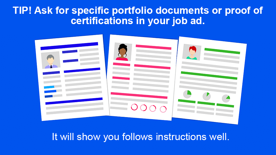 Tips for choosing a resumé