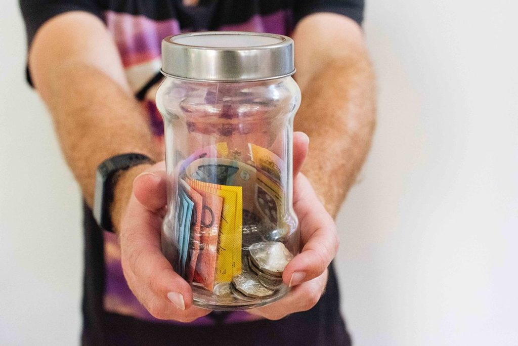 Savings jar