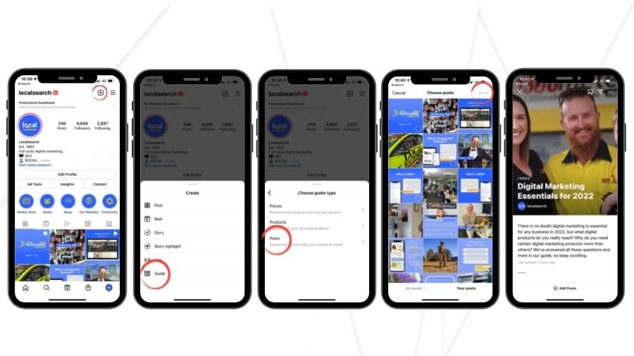 Creating an Instagram Guide Step-by-step 
