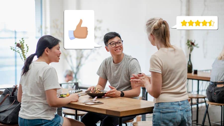 Business Owner Asking for Online Reviews